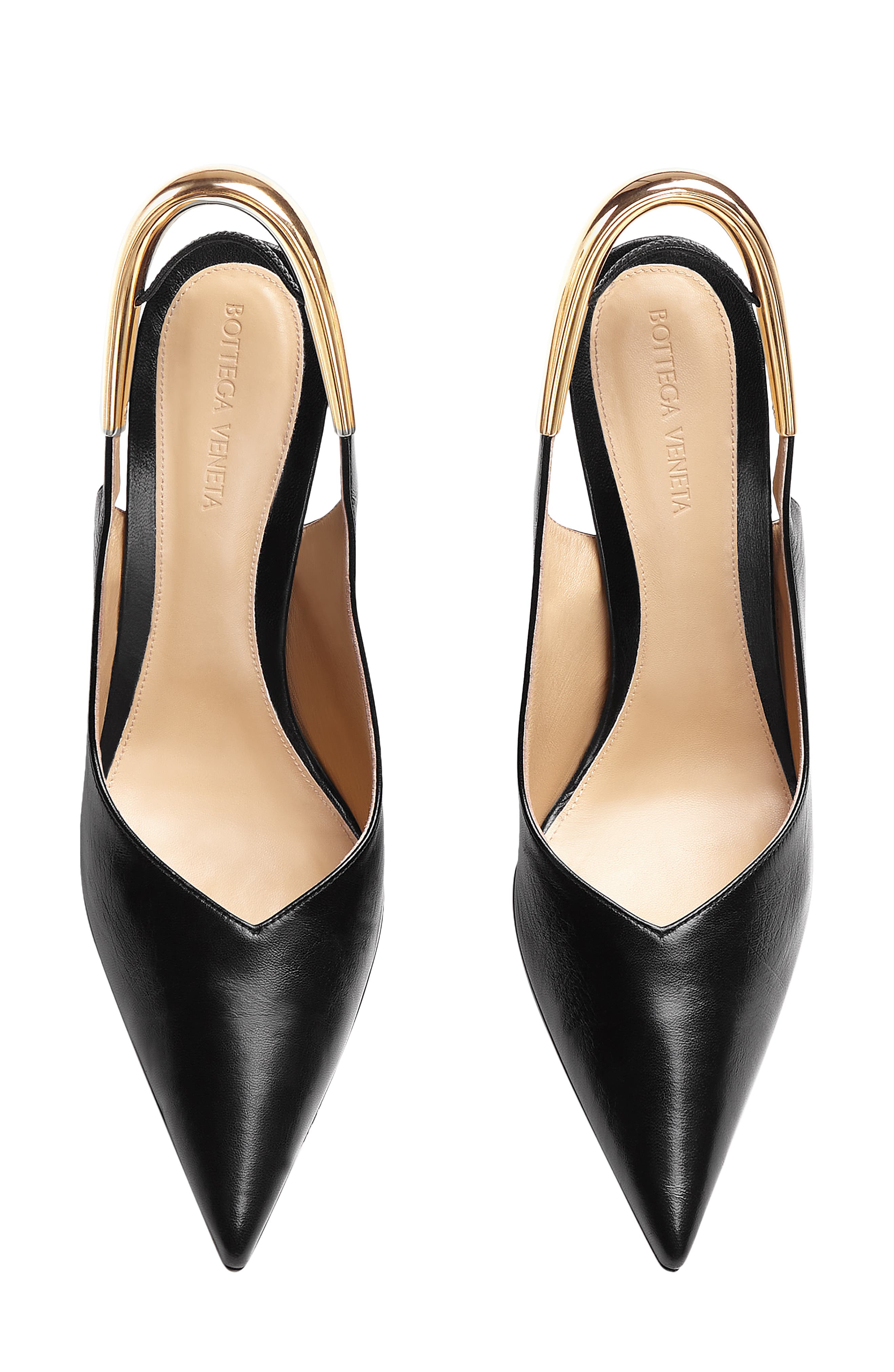 Bottega Veneta Slingback Pointed Toe Pump, Alternate, color, 