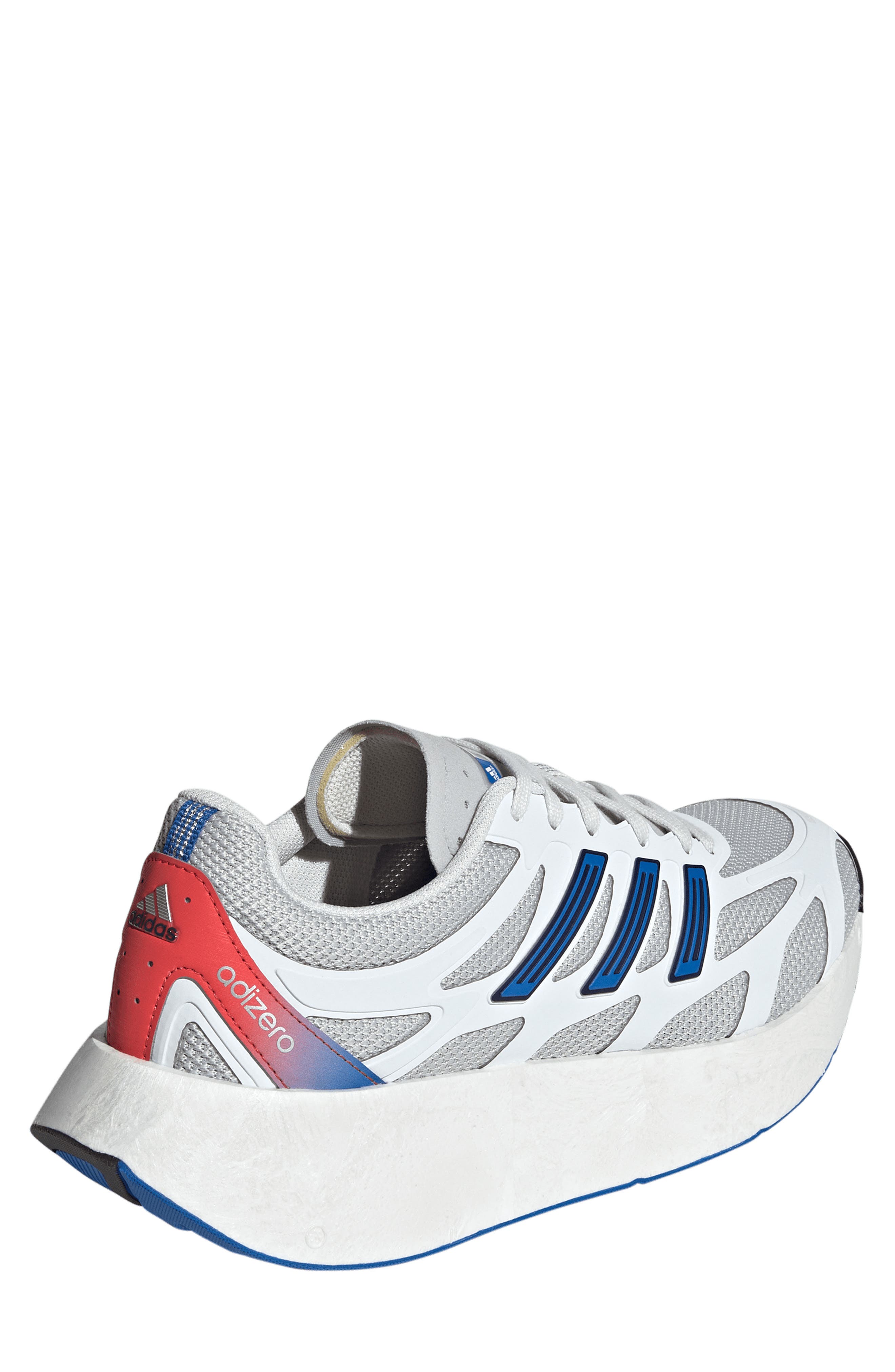 adidas Gender Inclusive Adizero Aruku Sneaker, Alternate, color, Crystal White/ Grey/ Blue