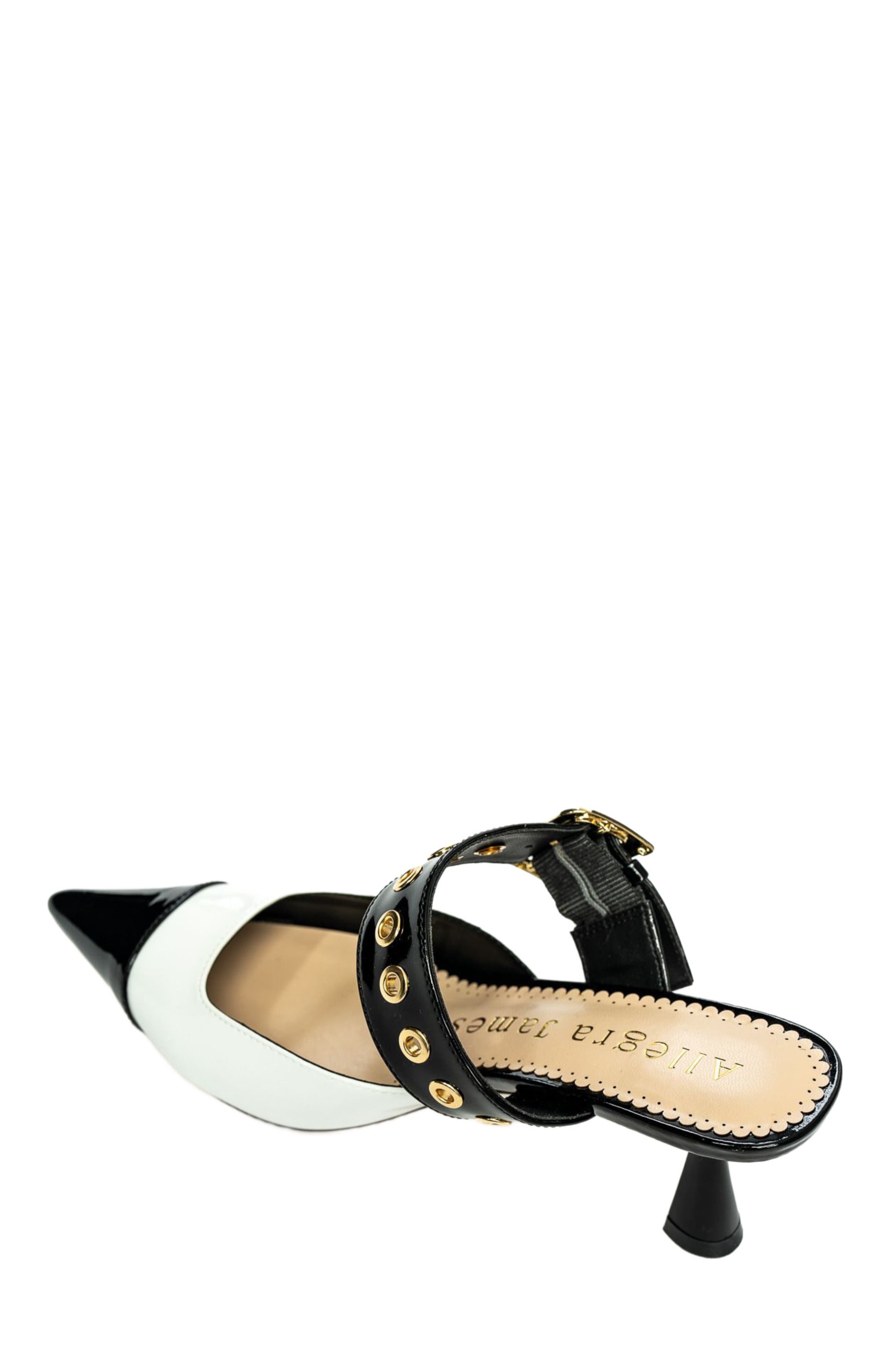 Allegra James Ariana Patent Leather Mule Pump, Alternate, color, 