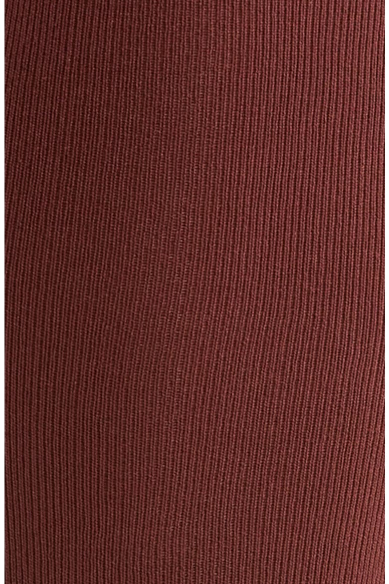 Opaque Knee High Socks, Alternate, color, BROWN RAISIN