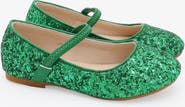 Kailee P Ridley-RG Rock Glitter Mary Jane Ballet Flats