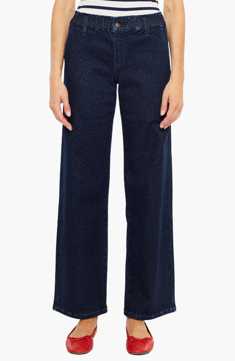 KanCan Kayla High Rise Trouser Wide Leg Jeans, Main, color, Dark Wash