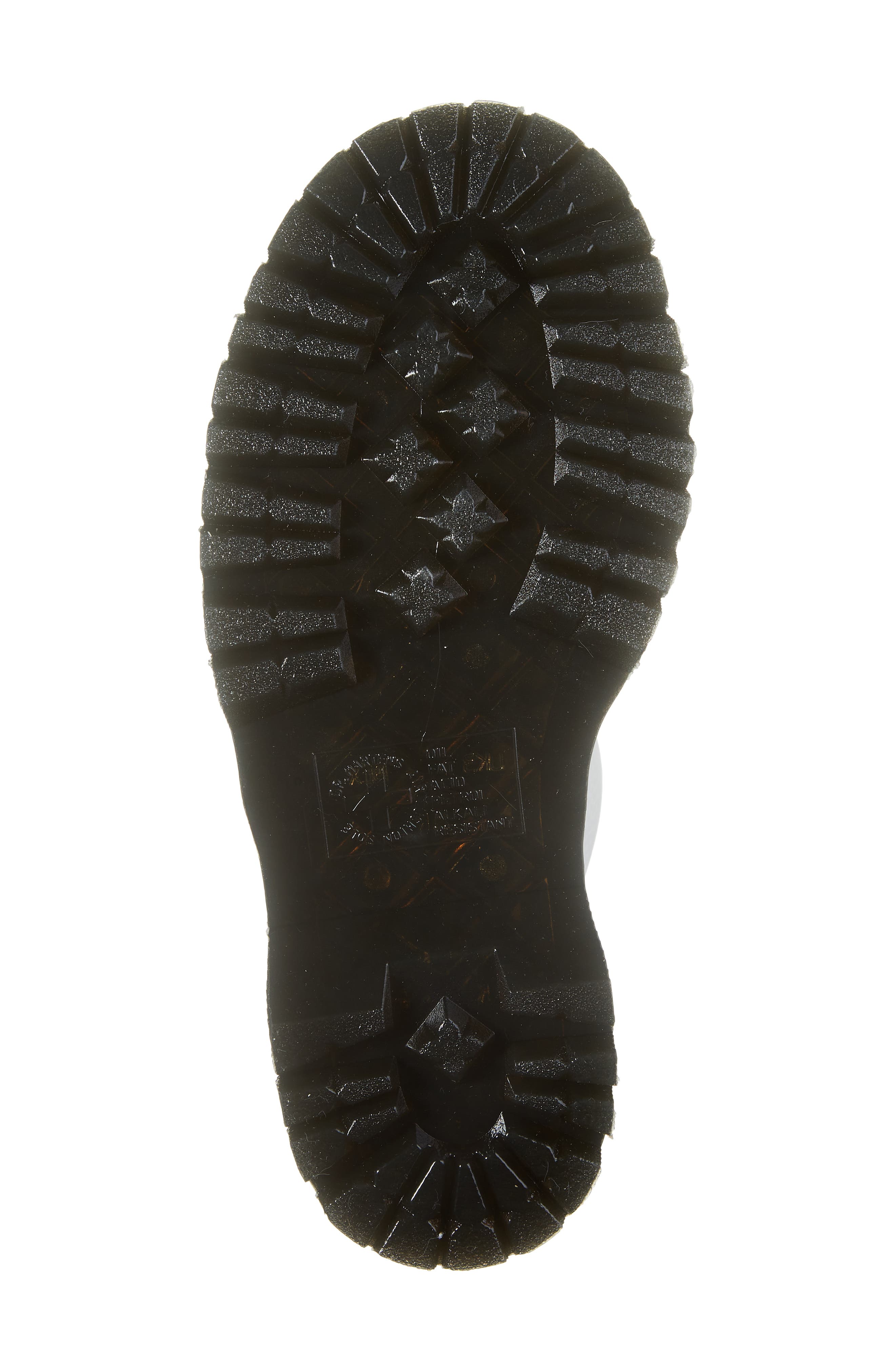 Dr. Martens Devon Flower Platform Bootie, Alternate, color, White