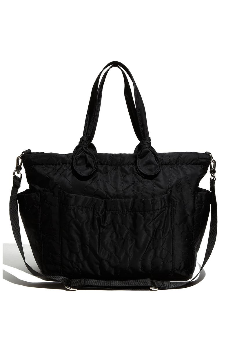 MARC BY MARC JACOBS 'Pretty Nylon Eliz-A-Baby' Diaper Bag, Alternate, color, BLACK