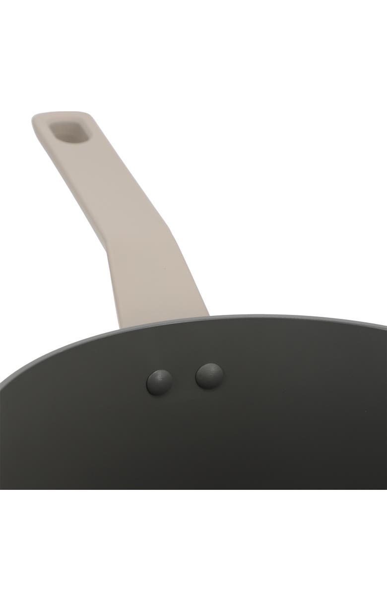 OSTER Ambrose 3 Quart Nonstick Aluminum Saucepan with Lid, Alternate, color, Grey