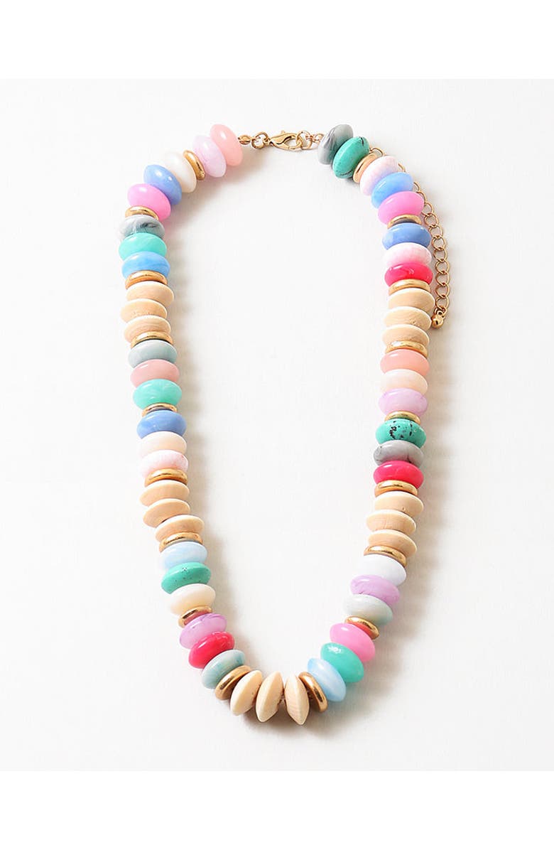Erin McDermott Jewelry Sugar Rush Necklace, Main, color, Beige