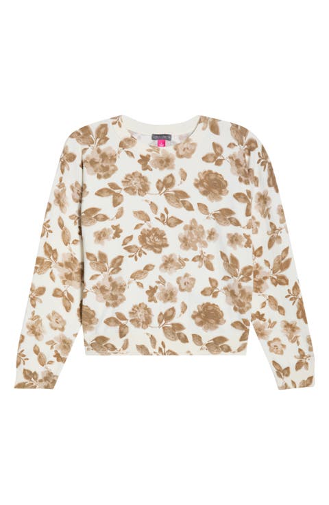 Floral Cotton Sweater