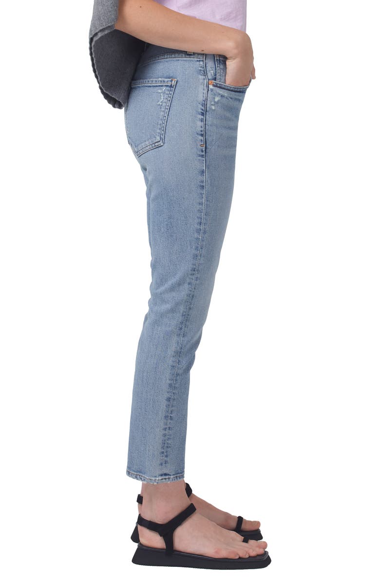 Citizens of Humanity Jolene High Waist Ankle Straight Leg Jeans, Alternate, color,