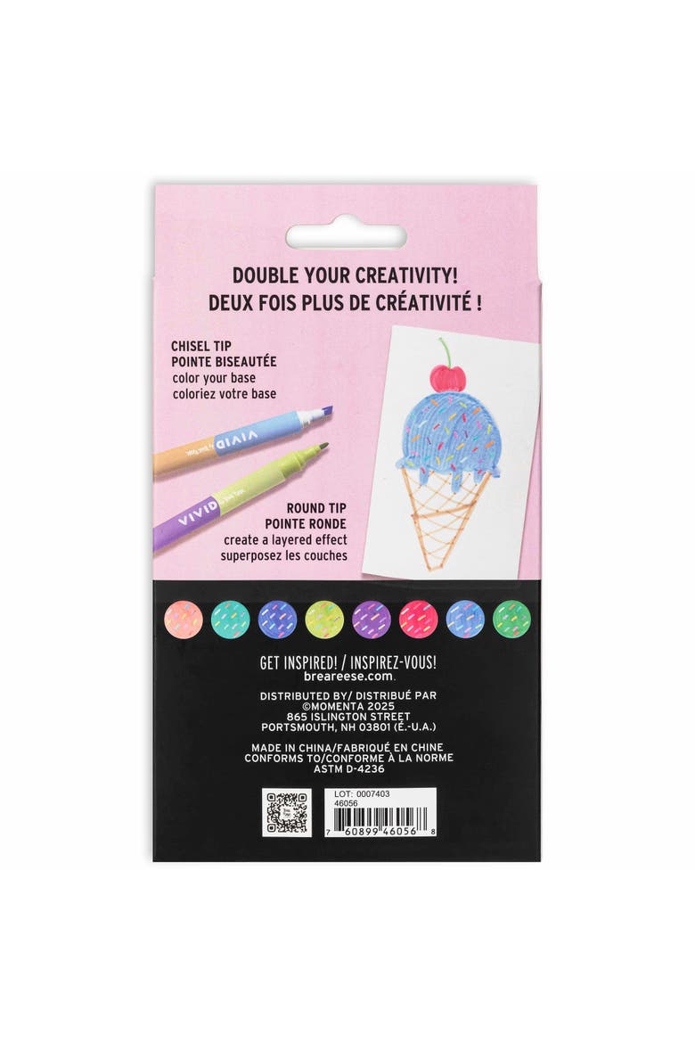 Layering Markers, 8 Dual Tipped Ink Markers, Alternate, color, Multicolored
