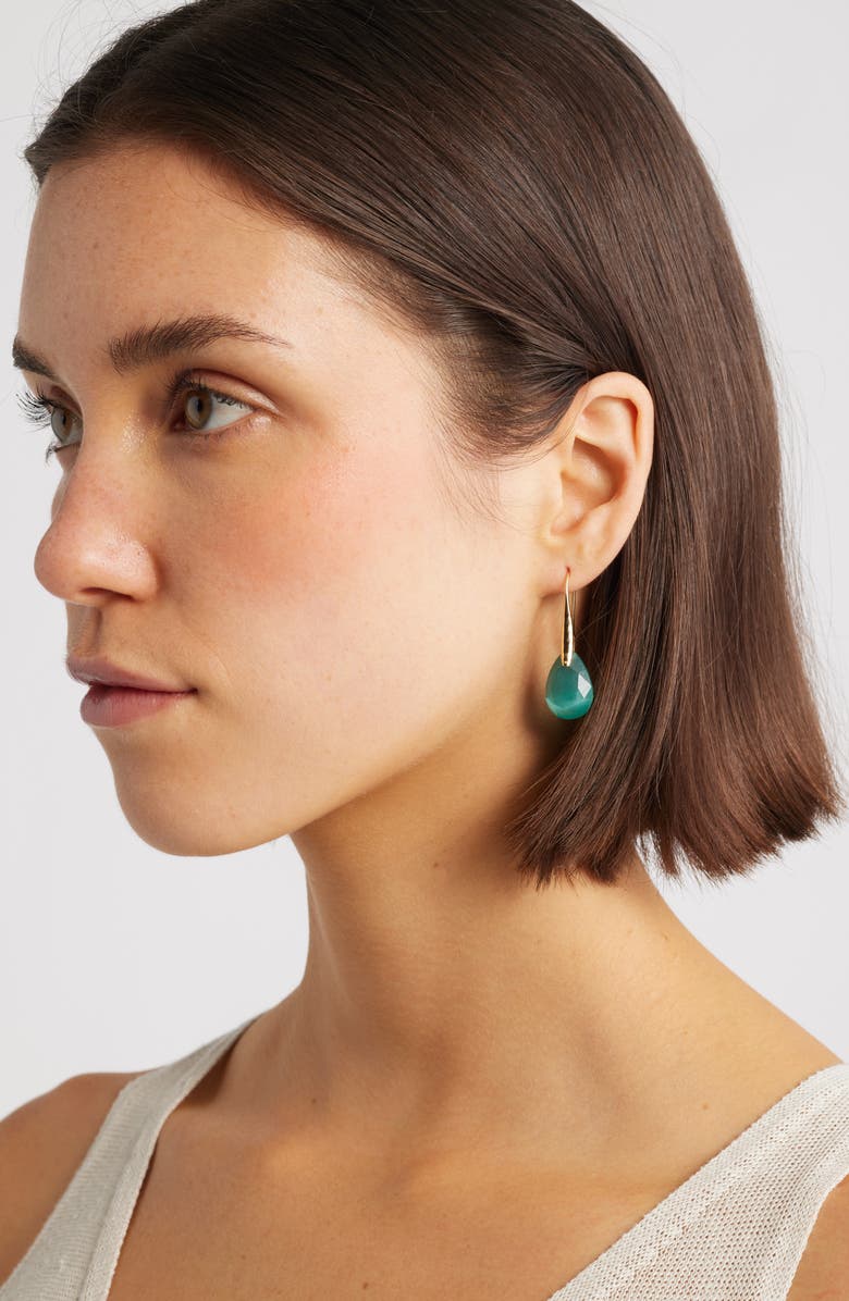Nordstrom Teardrop Semiprecious Stone Drop Earrings, Alternate, color,
