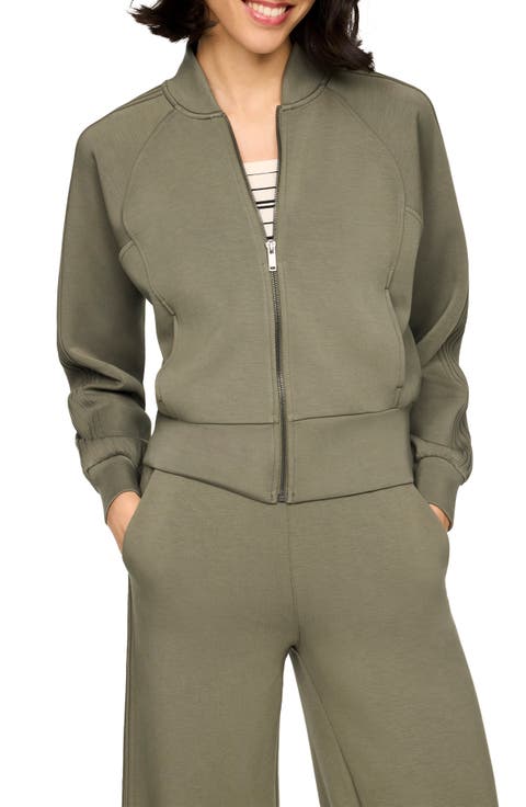Pintuck Track Jacket
