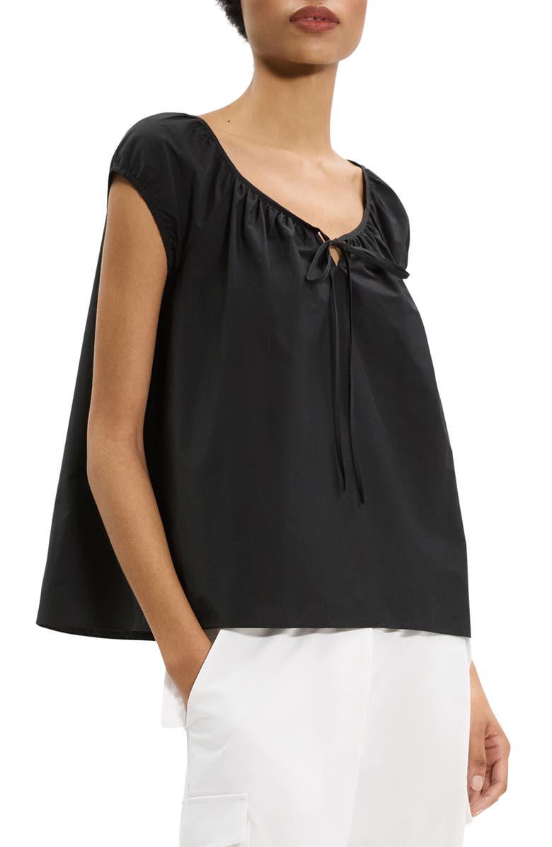 Theory Easy Tie Woven Shirt, Alternate, color, 