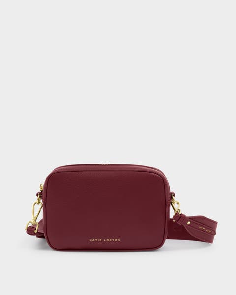 Avery Small Crossbody Bag in Cherry