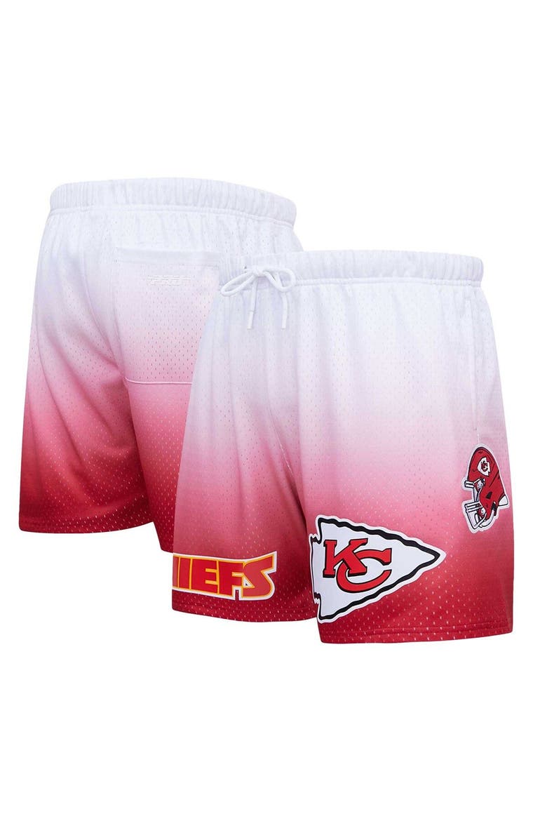 Men's Pro Standard Red/White Kansas City Chiefs Ombre Mesh Shorts, Main, color, Red