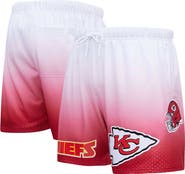 PRO STANDARD Men's Pro Standard Red/White Kansas City Chiefs Ombre Mesh Shorts