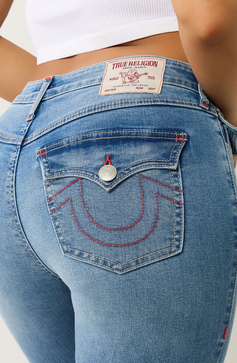 True Religion Joey Flap Pocket Flare Leg Jeans, Alternate, color, 