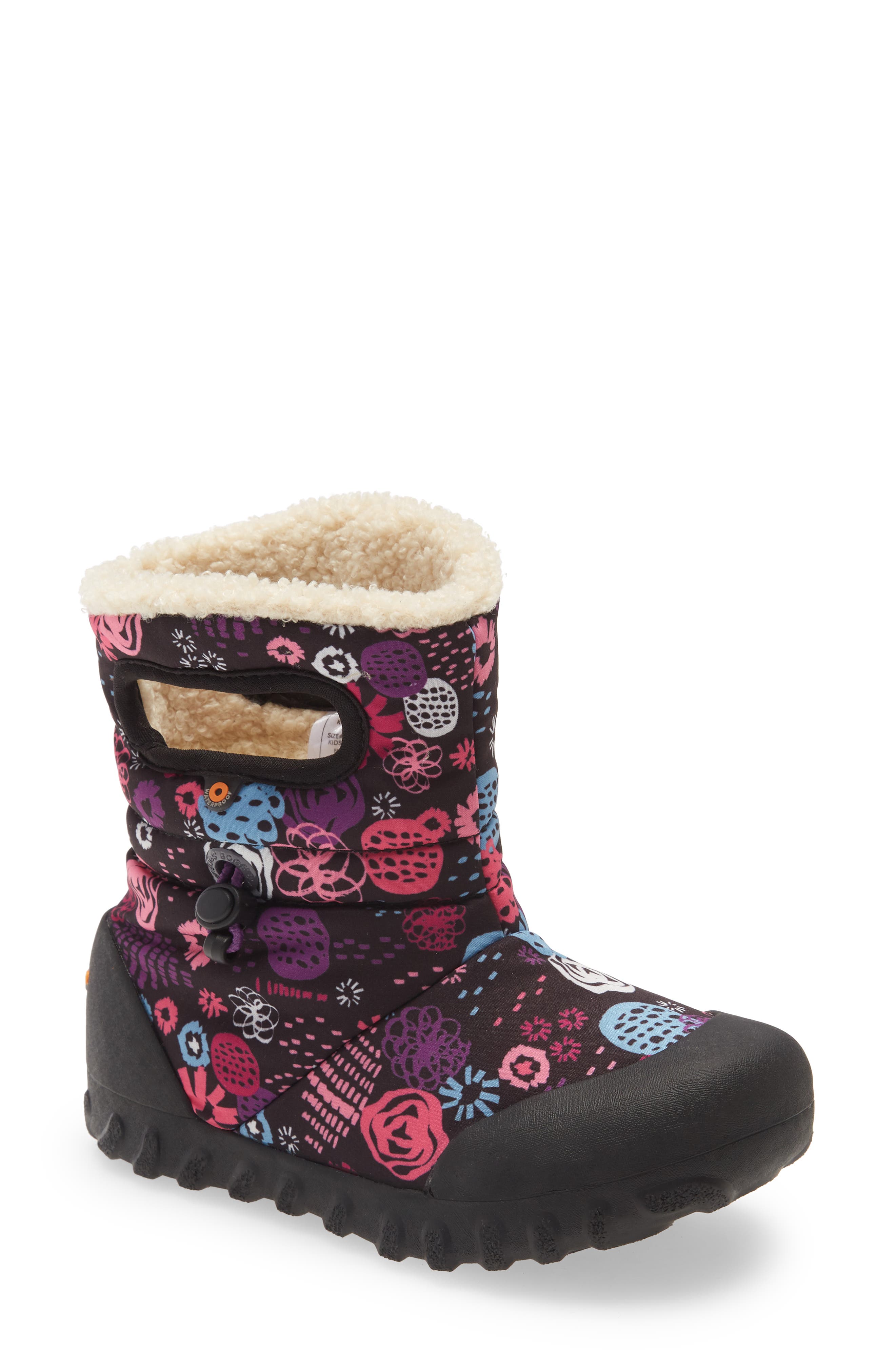 Bogs B-MOC Insulated Faux Fur Waterproof Boot, Main, color, 