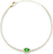 SPHERA MILANO Pear Cut CZ Tennis Bracelet