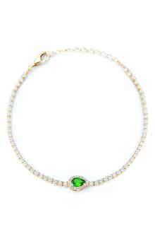 SPHERA MILANO Pear Cut CZ Tennis Bracelet