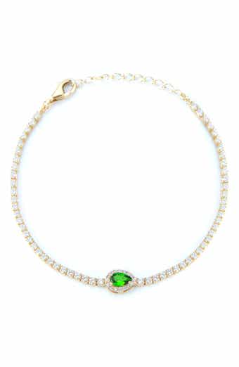 Pear Cut CZ Tennis Bracelet