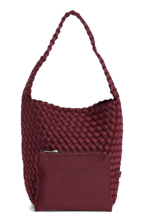 Naghedi Small Nomad Hobo In Burgundy