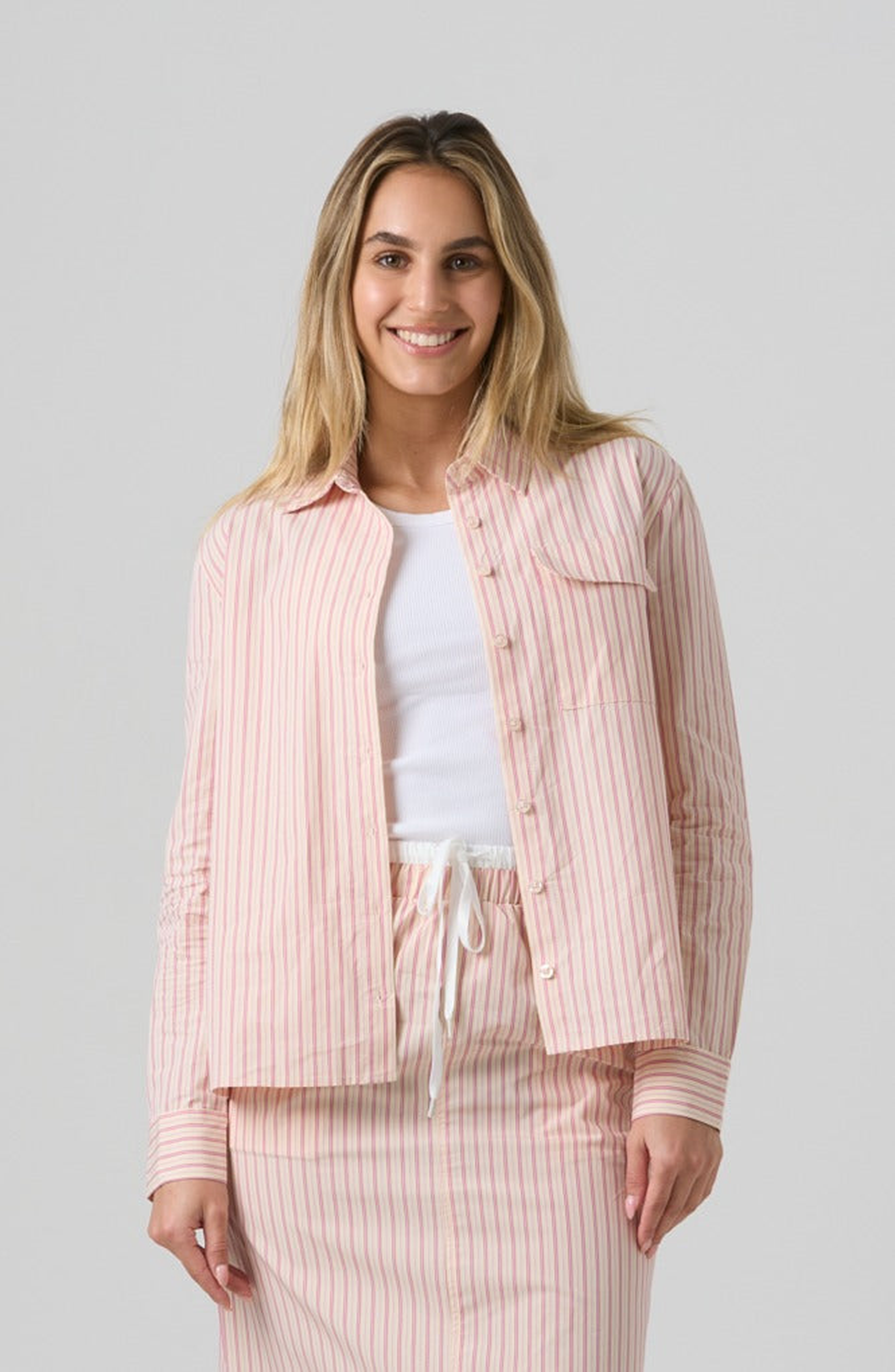 selected Pink Pinstripe