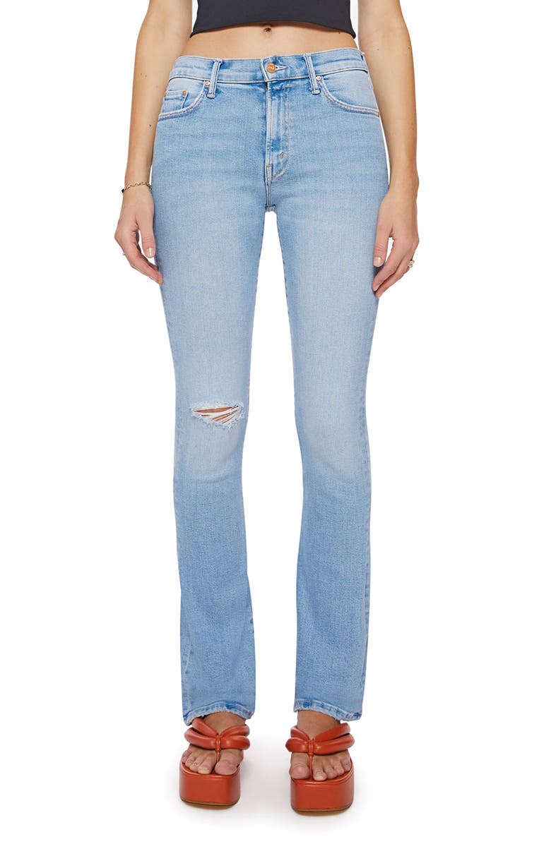 MOTHER The Outsider Heel Slim Bootcut Jeans, Main, color, 