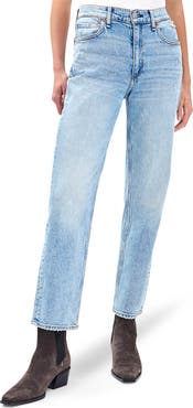 rag & bone Harlow Mid Rise Ankle Straight Leg Jeans