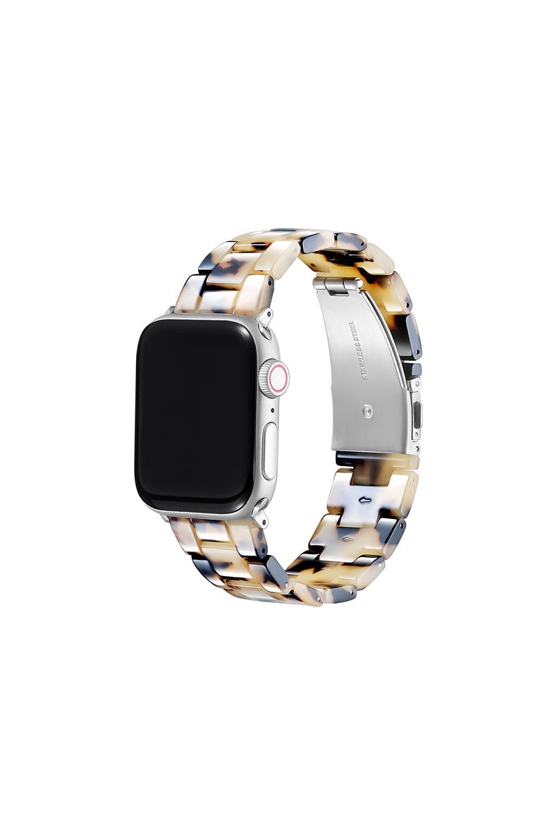 Claire Resin Link Band for Apple Watch, Main, color, Light Natural Tortoise