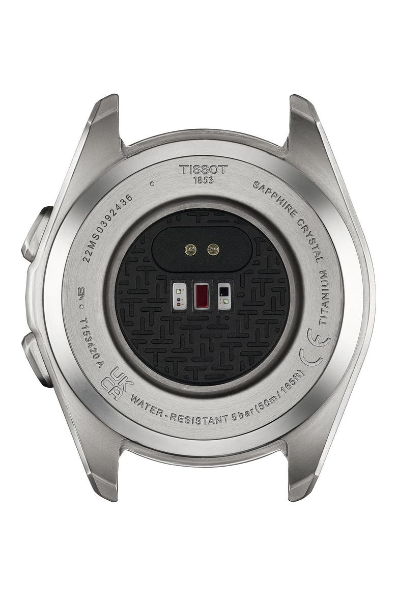T-Touch Connect Sport Solar Smart Bracelet Watch, 43.75mm, Alternate, color, SILVER