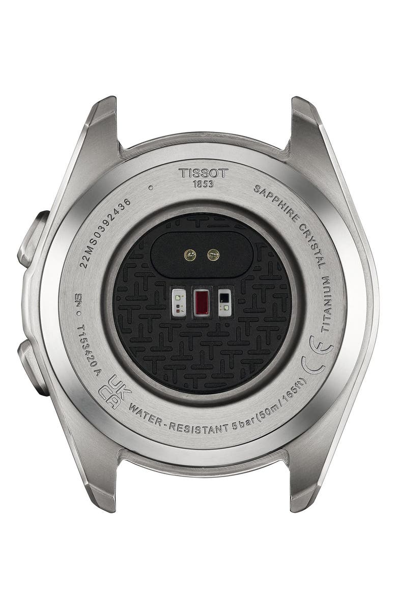 Tissot T-Touch Connect Sport Solar Smart Bracelet Watch, 43.75mm, Alternate, color, Silver