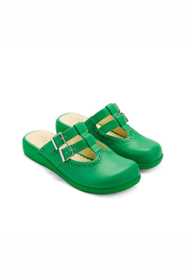 Hot Chocolate Design Greenleaf Mary Jane Clog, Main, color, Greenleaf