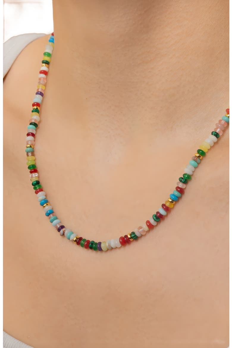 Cameron Beaded Necklace, Alternate, color, Multi-Colored