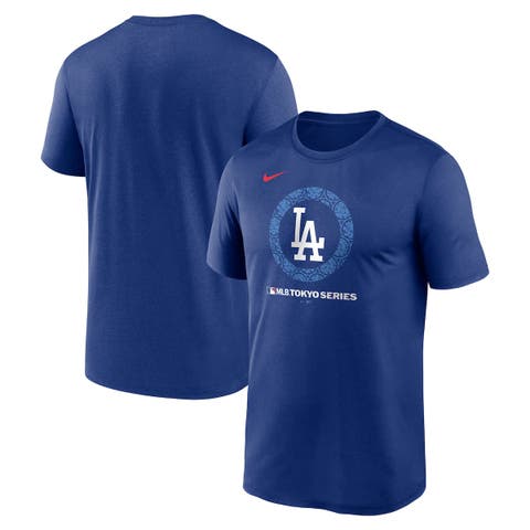 Men's Nike Royal Los Angeles Dodgers 2025 MLB World Tour: Tokyo Series Legend Logo T-Shirt