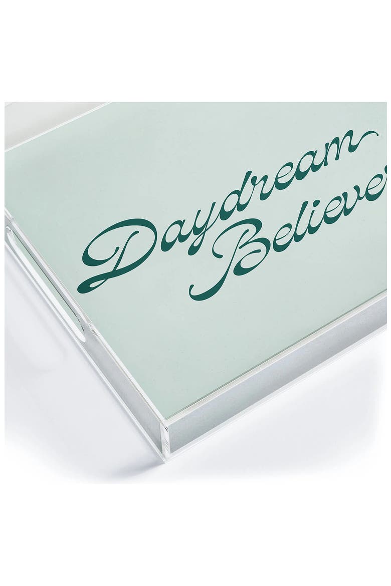 Daydream Believer Acrylic Tray, Alternate, color, GREEN