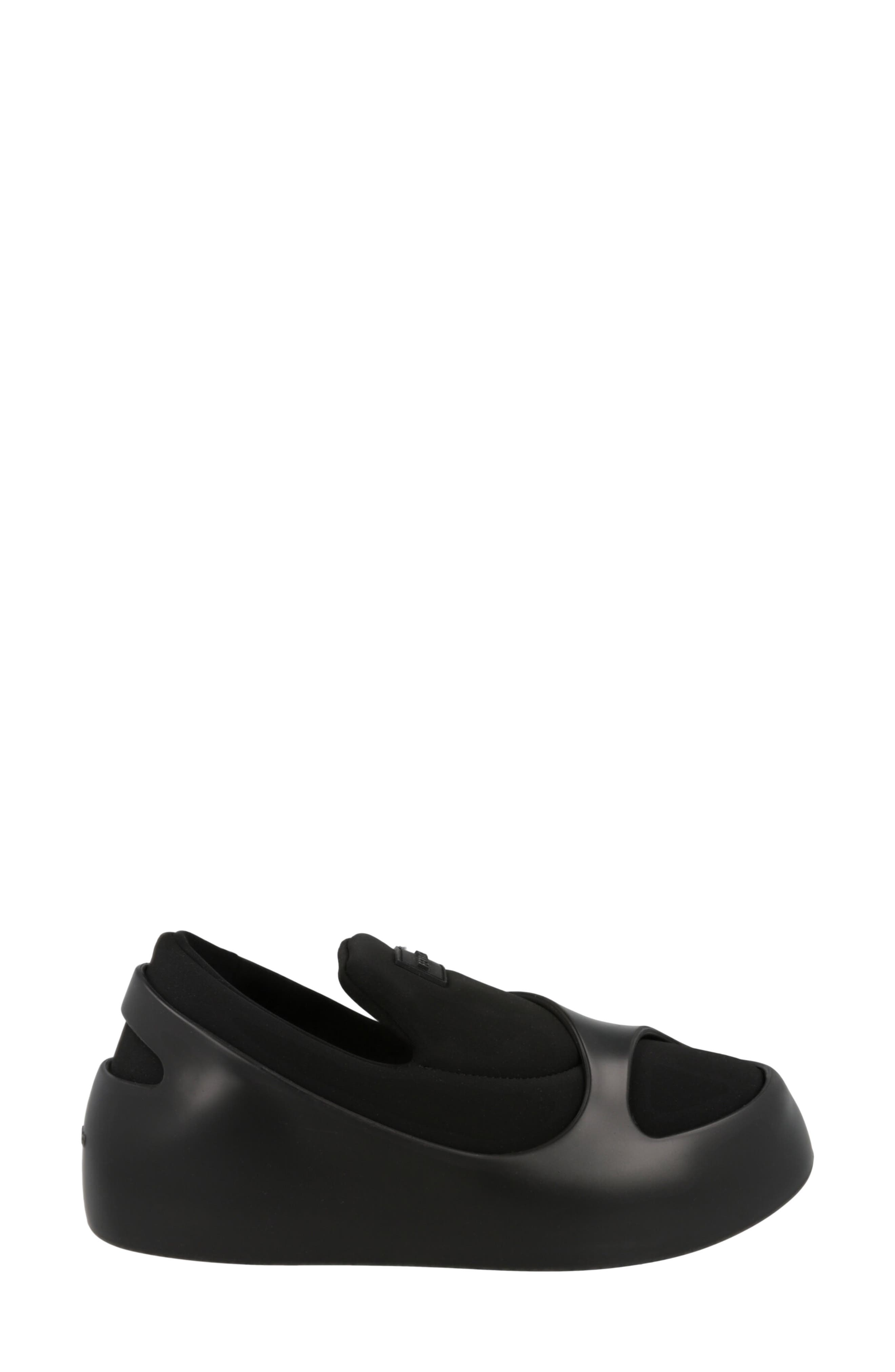 Lunar Paneled Slip On Sneaker, Alternate, color, BLACK