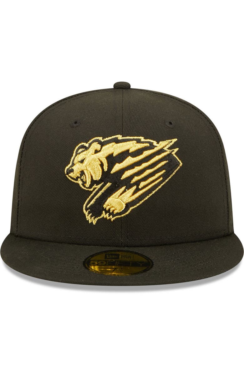 New Era Men's New Era Black Fresno Grizzlies Authentic Collection Team 59FIFTY Fitted Hat, Alternate, color, 