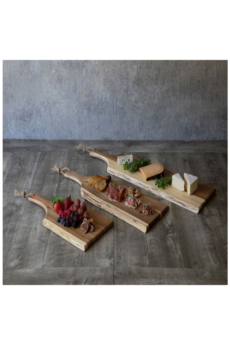 Artisan Serving Planks - Set of 3, Alternate, color, BROWN