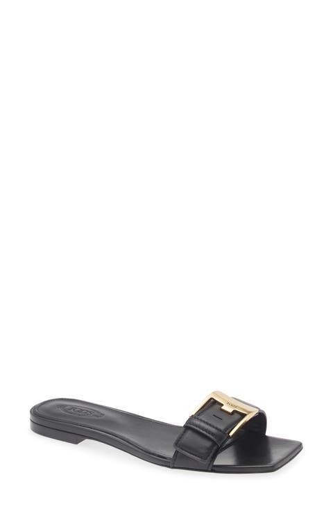Buckle Slide Sandal (Women)