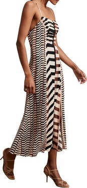 Reiss Georgie Stripe Midi Dress