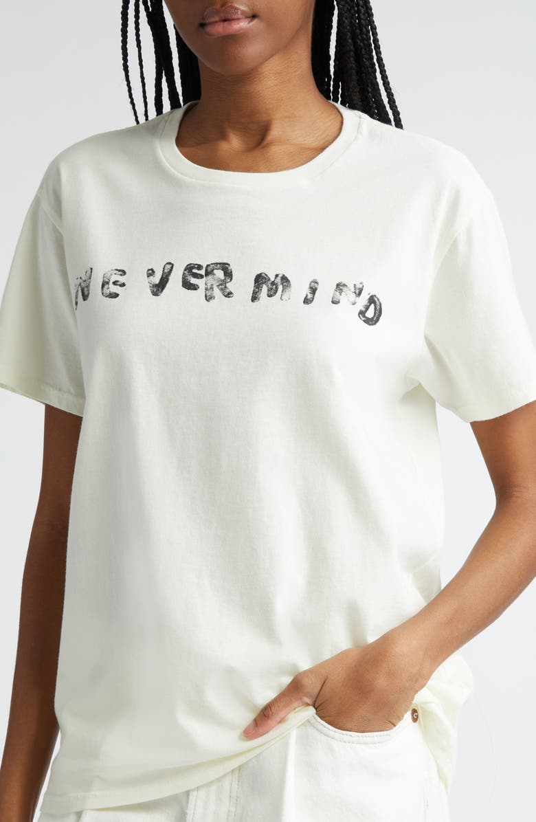 R13 Never Mind Oversize Graphic T-Shirt, Alternate, color, 