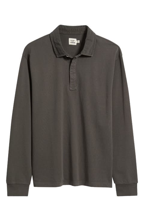 Striped Long Sleeve Rugby Shirt