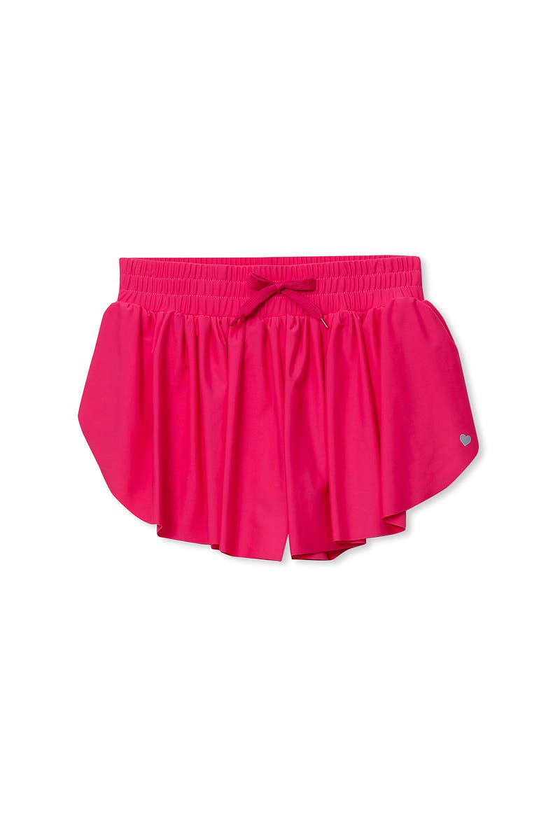Girls Active Flutter Shorts, Main, color, Hot Pink
