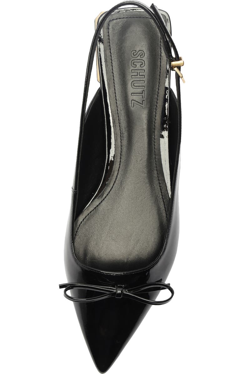 Schutz Violetta Sculpt Pointed Toe Slingback Flat, Alternate, color,