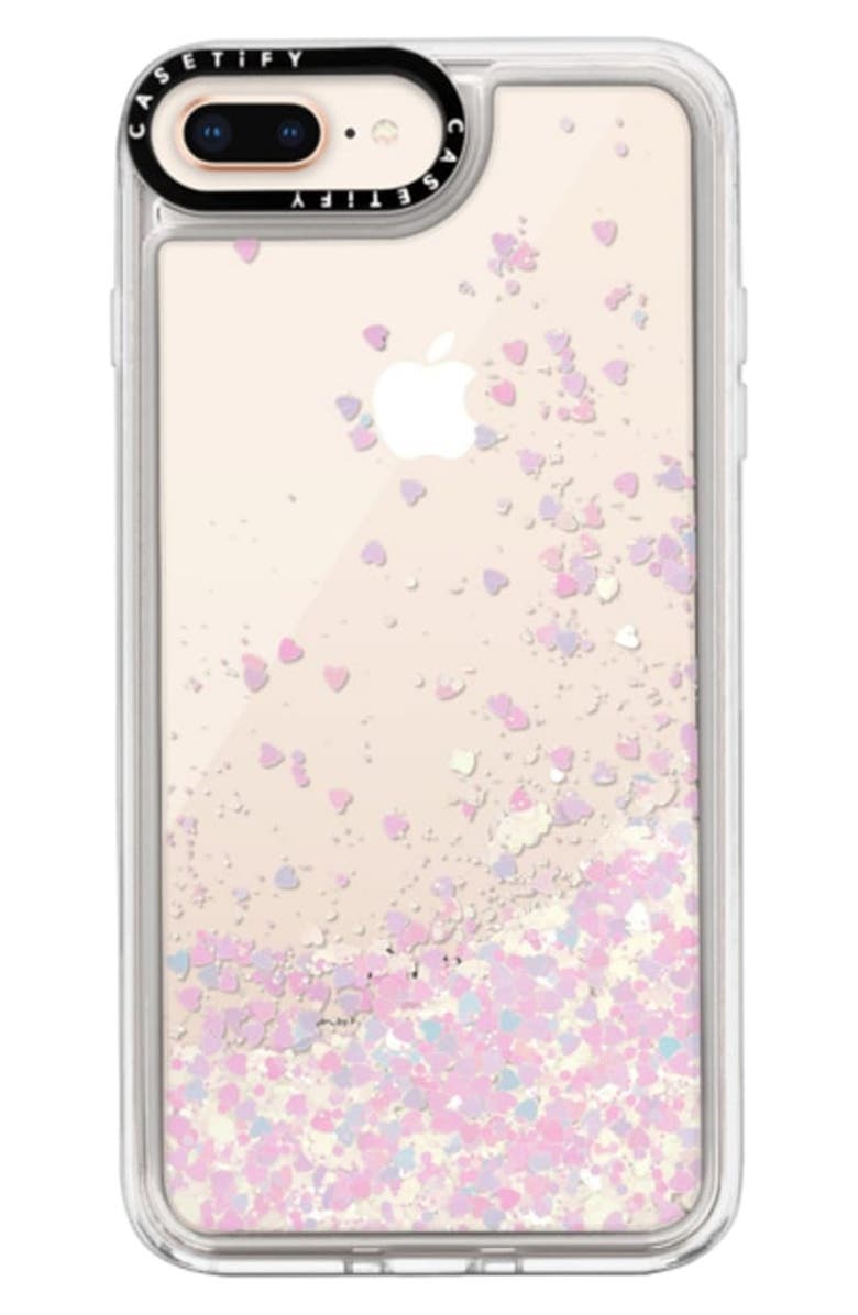 CASETiFY Glitter iPhone 7/8 Plus Case, Main, color,