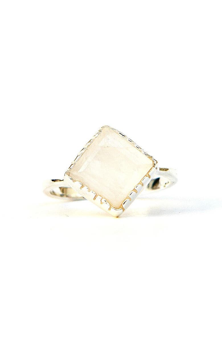 Fair Anita Celestial Rainbow Ring, Main, color, Silver - 7