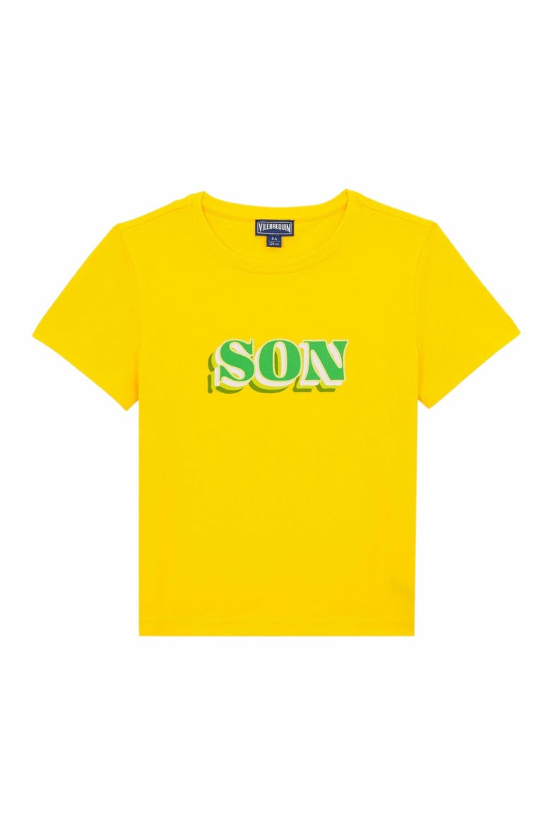 Kids' Dad and Son Cotton T-Shirt, Main, color, SOLEIL
