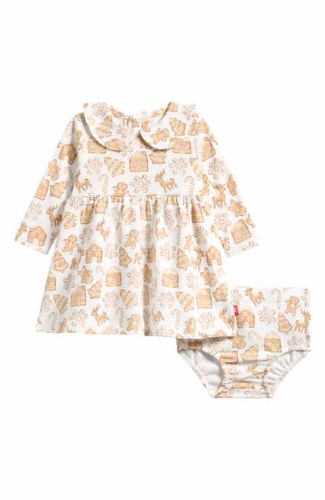 Gingerbread Lane Dress & Diaper Cover Set