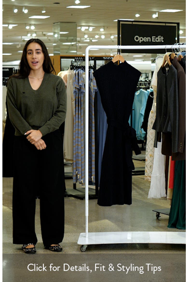 Wembley Sleeveless Midi Sweater Dress video