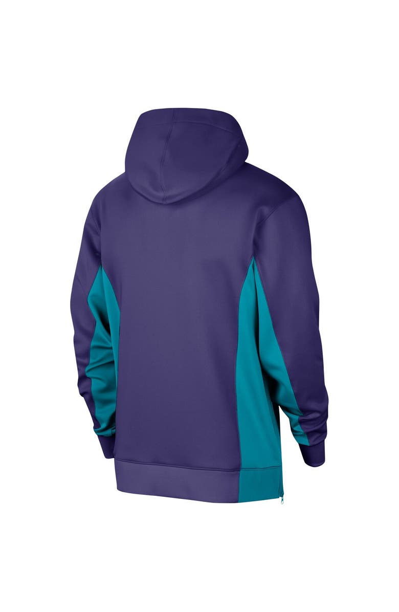 Jordan Brand Men's Jordan Brand Purple Charlotte Hornets 2023/24 Authentic Showtime Full-Zip Hoodie, Alternate, color,